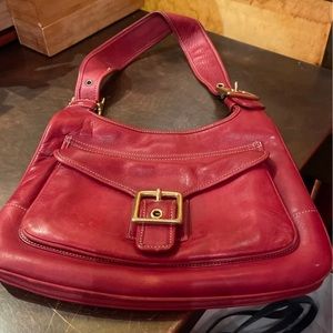 Coach leather purse